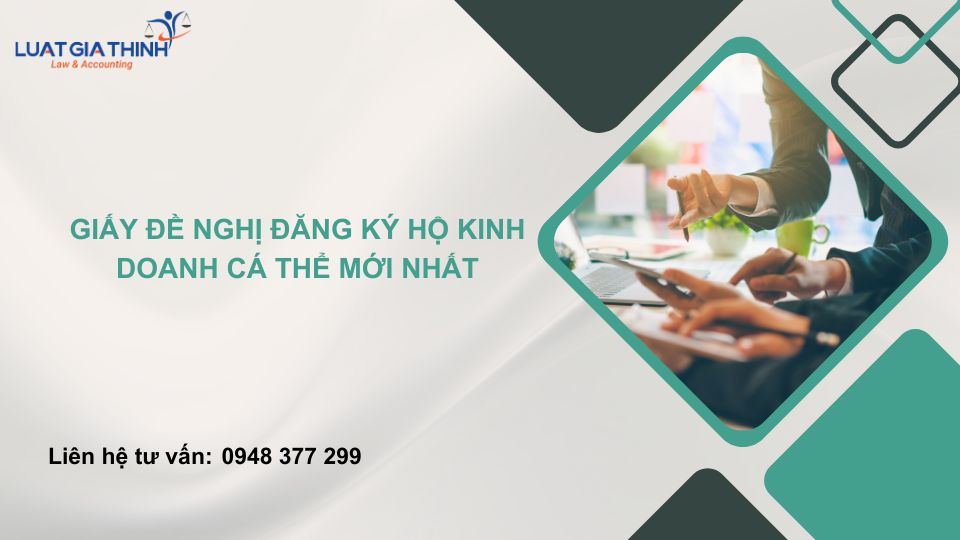 giấy đề nghị đăng ký hộ kinh doanh